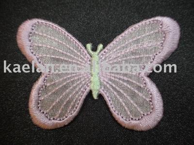 (71147) butterfly Embroiderd badge ((71147) Embroiderd papillon badge)