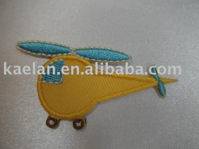 (71292)helicopter Embroidered badge ((71292) Hubschrauber Gestickte Abzeichen)