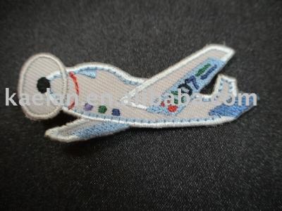 (71017)Airplane Embroidered badge ((71017) Avion écusson brodé)