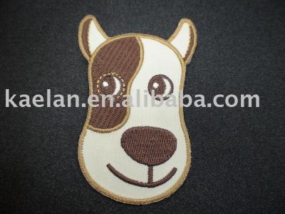 (71179)dog Embroiderd badge ((71179) Знак собака Embroiderd)