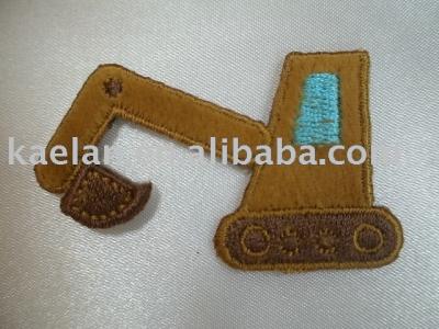 (71293)Shovel Embroidered badge ((71293) Schaufel Gestickte Abzeichen)