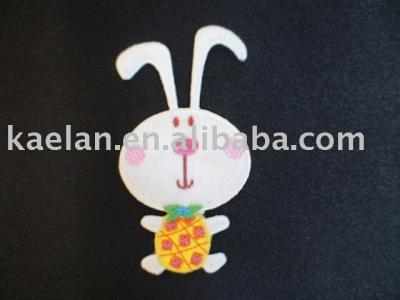 (71300)Rabbit Embroidered badge ((71300) Lapin écusson brodé)