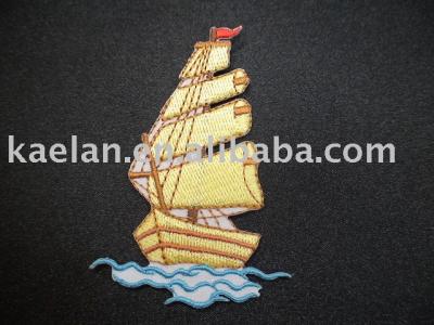 (71172) Ship Embroidered badge ((71172) Ship écusson brodé)