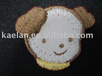 (71138)Dog Embroidered badge ((71138) Собака Вышитый знак)