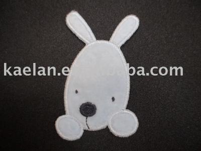 (75046)Rabbit Embroidered badge ((75046) Rabbit Вышитый знак)