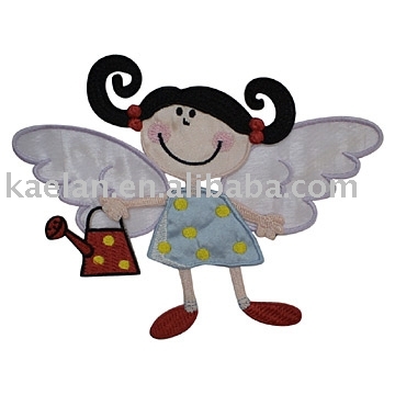 Angel Girl Embroidered badge (Angel Girl Вышитый знак)