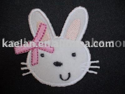 Rabbit Embroider Patch (Rabbit Sticken Patch)