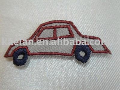 Car Embroidered badge (Car écusson brodé)
