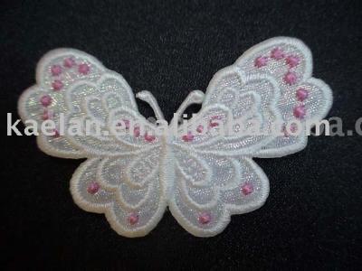 Butterfly Embroidery patch (Butterfly patch Broderie)