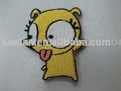 Dog Embroidered badge (Собака Вышитый знак)
