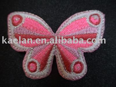 Butterfly Embroidered badge (Papillon brodé badge)