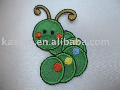 Palmerworm Embroidered badge (Raupen Gestickte Abzeichen)