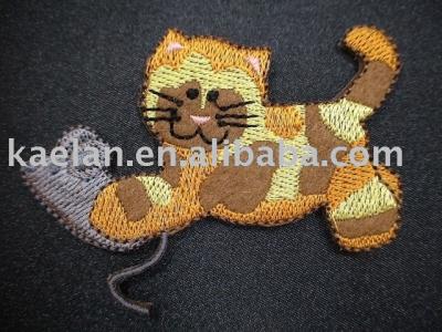 Cat Embroidered badge (Cat écusson brodé)