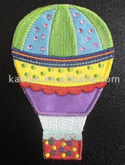Air Balloon Patch with Diamond and Paillette (Air Balloon патч с бриллиантом и блестка)