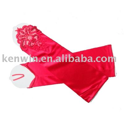 satin bridal gloves (Satin Brauthandschuhe)