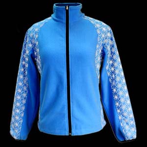Women`s reflective polar fleece jacket (Women`s reflective polar fleece jacket)