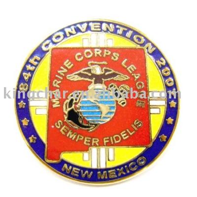 hard enamel lapel pin badge