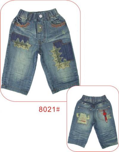 children short jeans 8021# (дети краткое джинсов 8021 #)