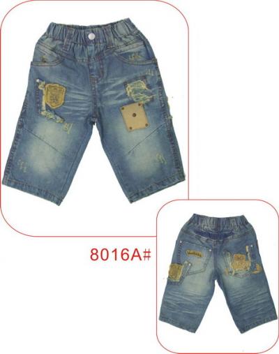 children short jeans 8016A# (дети краткое джинсов 8016A #)