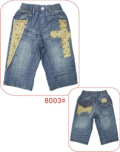 children short jeans 8003# (дети краткое джинсов 8003 #)