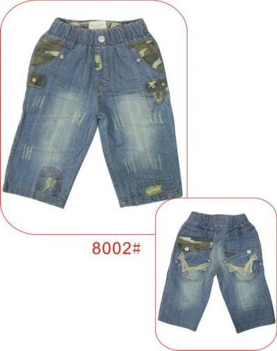 children short jeans 8001# (дети краткое джинсов 8001 #)