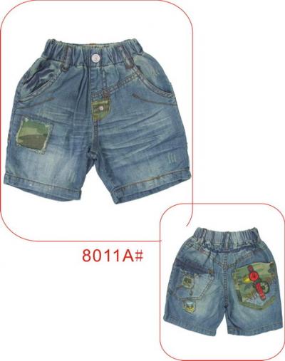 children short jeans 8011A# (дети краткое джинсов 8011A #)