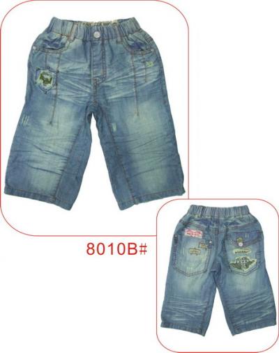 children short jeans 8010B# (дети краткое джинсов 8010B #)