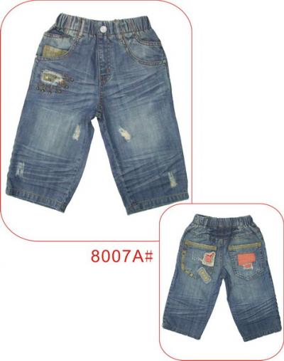 children short jeans 8007A# (дети краткое джинсов 8007A #)