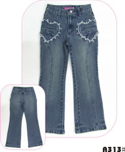 girl`s jean pants (girl`s jean pants)