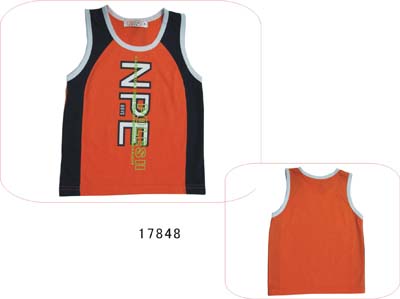 Boy`s sleeveless T-Shirt (Boy `s ärmelloses T-Shirt)