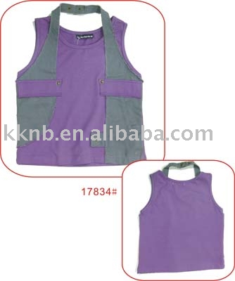 girl sleeveless t-shirt (girl sleeveless t-shirt)