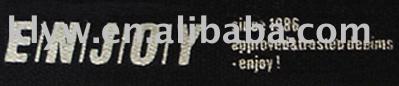 Printed Ribbon label (Étiquette imprimée Ribbon)