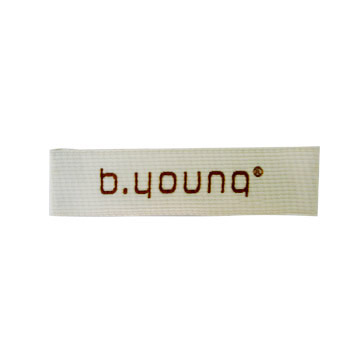 woven label (étiquette tissée)