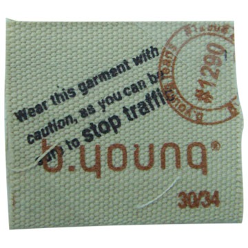size label (taille de l`étiquette)