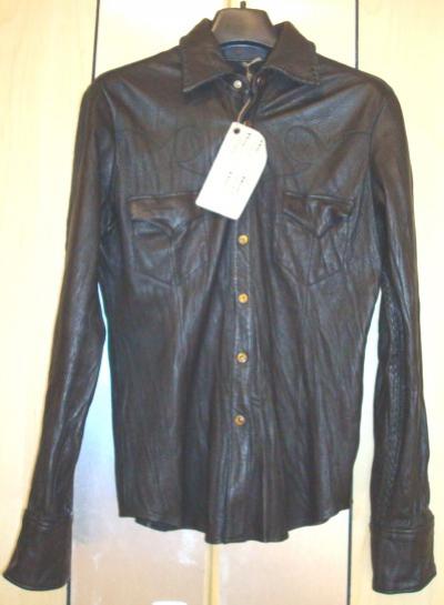 man leather shirt (Рубашка человека кожа)