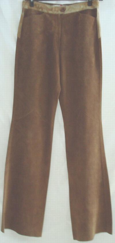 pig suede leather pants (свинья брюки замша)