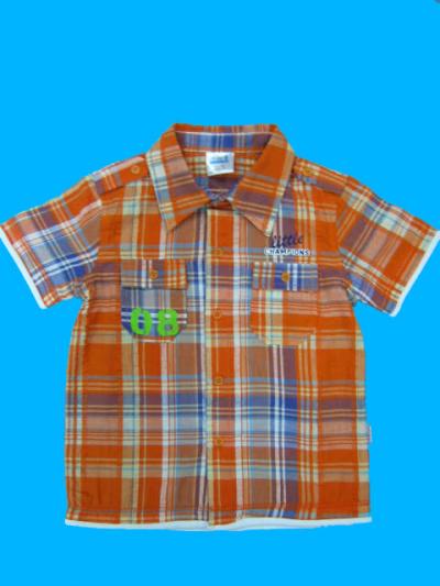Boy`s plaid shirt