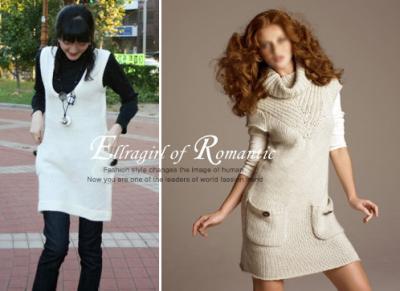 Slimfit, Shirring Layered A Long Vest Dress (Slimfit, Shirring Layered A Long Vest Dress)