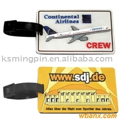 soft pvc luggage tag (Weich-PVC Kofferanhänger)