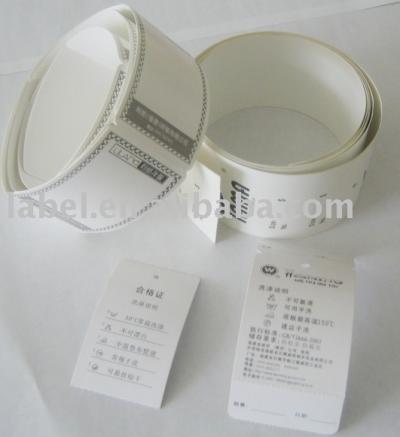 Tags and Instruction label (Tags enseignement et de formation étiquette)