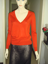 High-quality silk and cashmere ladies` v-neck sweater (Высокое качество шелка и кашемира Дамские V-шею свитер)