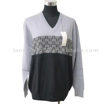 100% cashmere intarsia-pattern pullover (100% кашемира интарсией назначения пуловер)