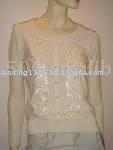Sweater with hand-stitched beading (Свитер с ручной вышивкой бисером)