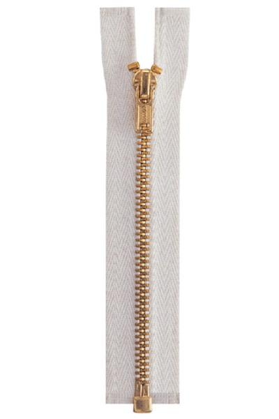 brass zipper (Messing-Reißverschluss)