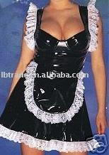 PVC French Maid Party Costume (PVC French Maid Party Costume)