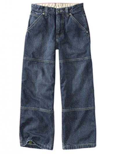 Check-lined carpenter jeans (Check-lined carpenter jeans)