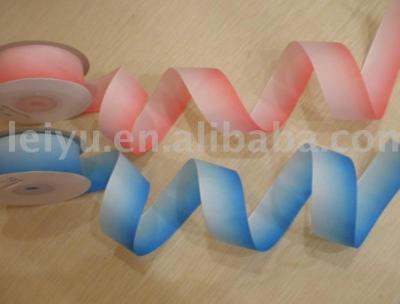 grosgrain ribbon with gradual color printing (Grosgrain лента с постепенным цветной печати)