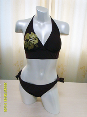 Ladies` rubber print bikini set (Ladies` rubber print bikini set)