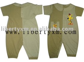 Baby jersey romper