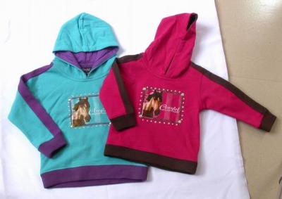 Toddler`s Contrast Sweatshirt Hooded (Toddler`s Contrast Sweatshirt Hooded)